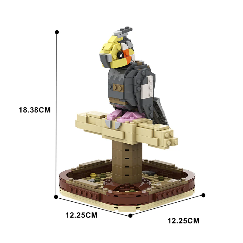 GOBRICKS MOC 124853 Cockatiel - YWOBB