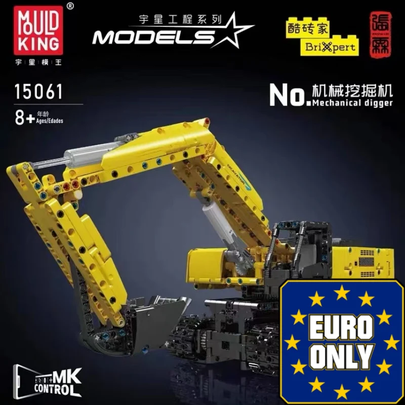 Mould King 15061 Mechanical Digger OVP EU Warehouse Version - YWOBB