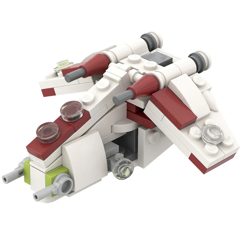 GOBRICKS MOC 42164 Micro Republic Gunship - YWOBB