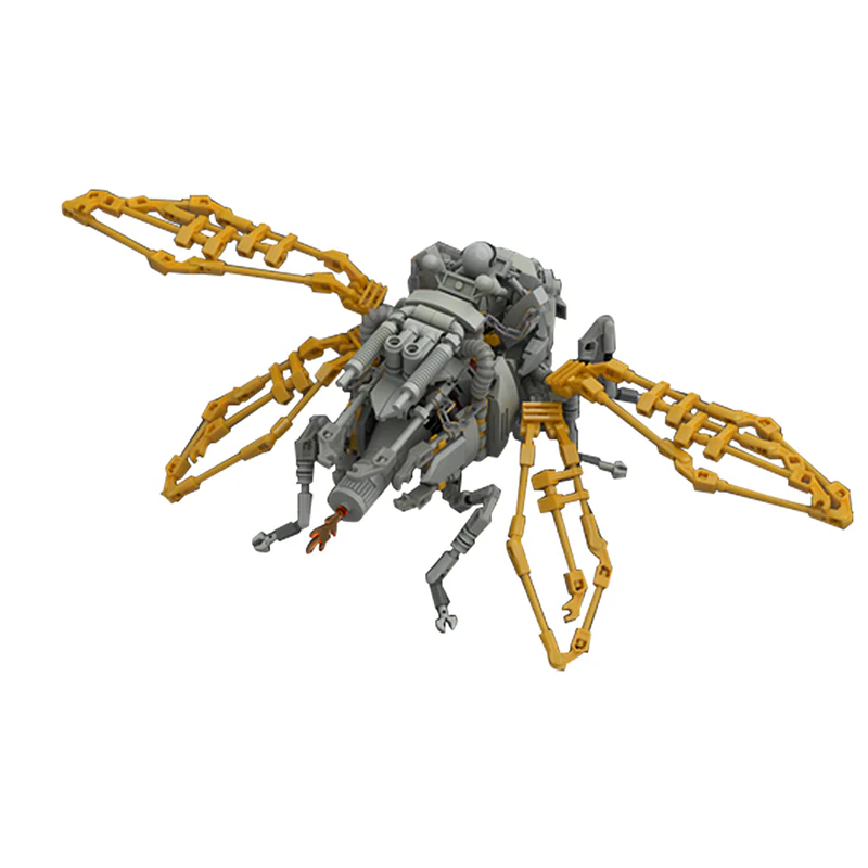 GOBRICKS MOC 48864 Mechanical cicada carrier (Mode A) - YWOBB