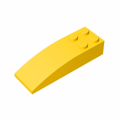 GOBRICKS GDS-753  Curved 6 x 2 - YWOBB