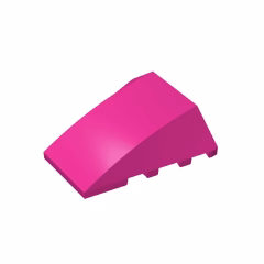 GOBRICKS GDS-730 Wedge 4 x 4 No Studs - YWOBB
