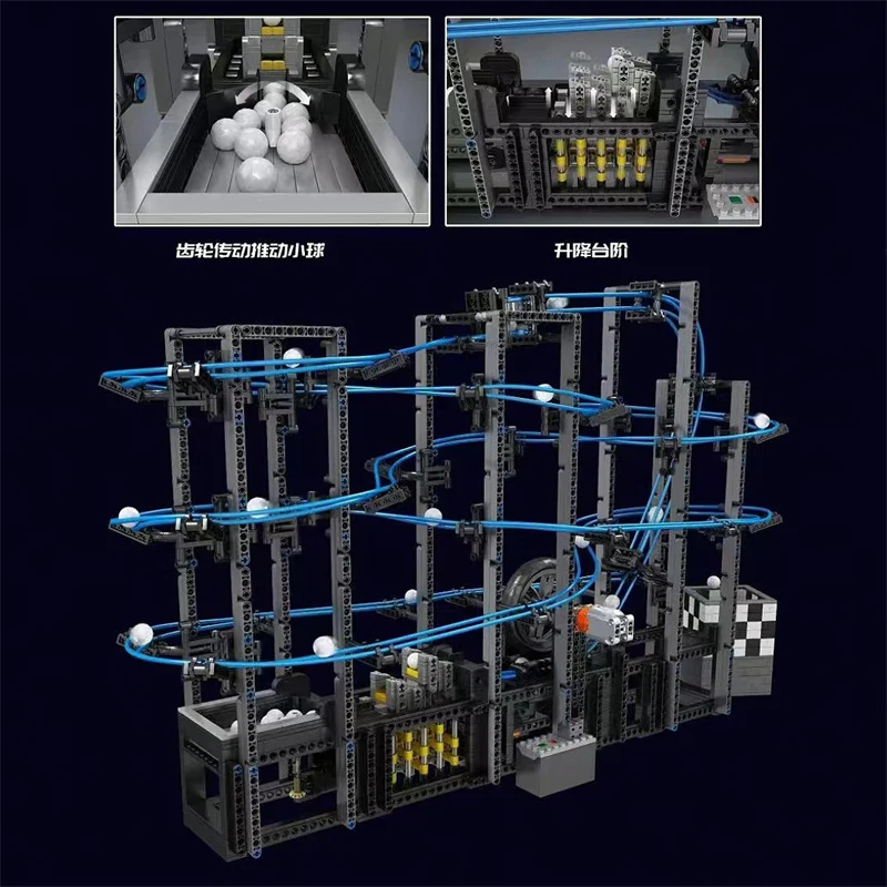 Mould King 26002 Great Ball Contraption：Marble Run - YWOBB