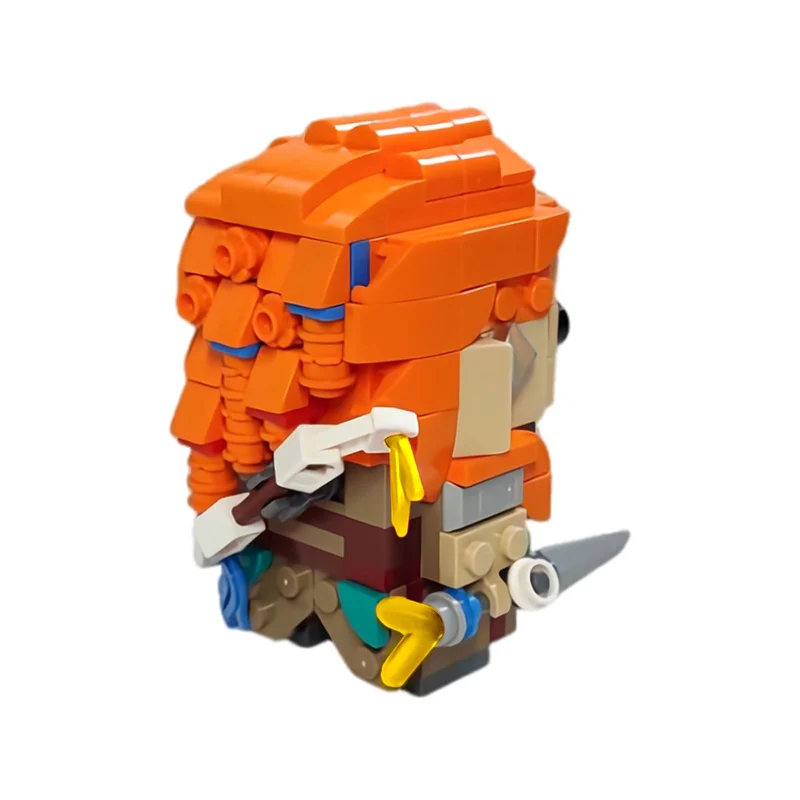 GOBRICKS MOC 171549 Horizon Zero Dawn Aloy Brickheadz - YWOBB