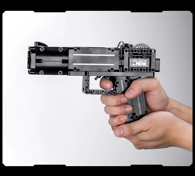 Mould King 14008 Glock Automatic Pistol - YWOBB