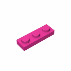 GOBRICKS GDS-503 Plate 1 x 3 - YWOBB