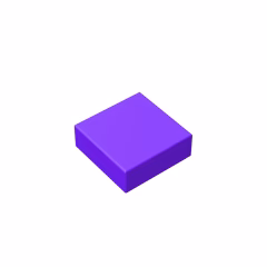 GOBRICKS GDS-613 Tile 1 x 1 - YWOBB