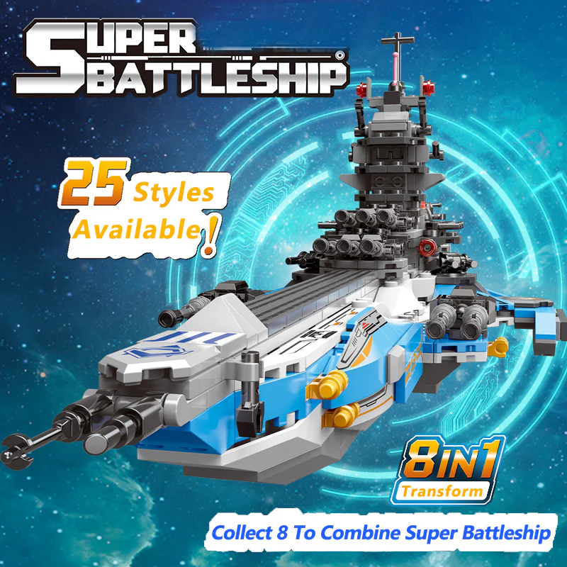XINGBAO XB-13001 8 IN 1 The Universe Battleship - YWOBB