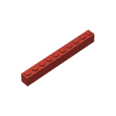 GOBRICKS GDS-537 Brick 1 x 10 - YWOBB