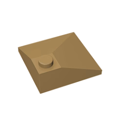 GOBRICKS GDS-1077 Slope 33 3 x 3 Double Convex Corner - YWOBB