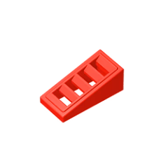 GOBRICKS GDS-838 Slope 18 2 x 1 x 2/3 with 4 Slots - YWOBB