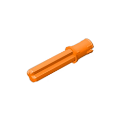 GOBRICKS GDS-930  Axle 2L with Pin with Friction Ridges Lengthwise - YWOBB