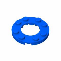 GOBRICKS GDS-842  Round 4 x 4 with 2 x 2 Round Open Center - YWOBB