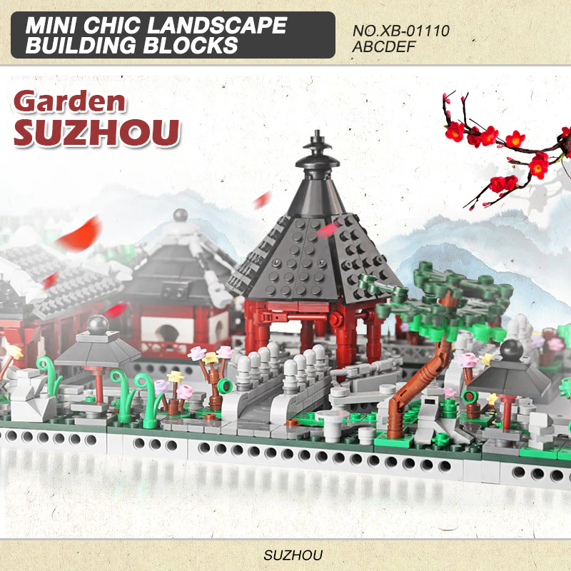 XINGBAO XB-01110 Chinese Style 6 in 1 Chinese Suzhou Garden - YWOBB