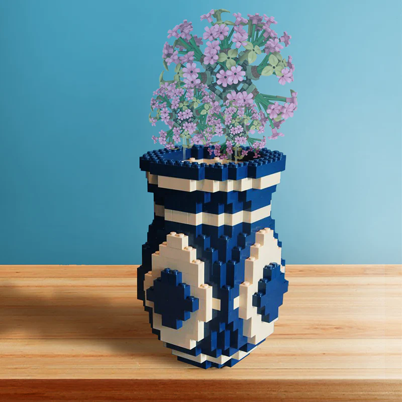 GOBRICKS MOC 81875 Flower vase - YWOBB