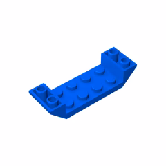 GOBRICKS GDS-687  Inverted 45 6 x 2 Double with 2 x 4 Cutout - YWOBB