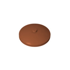 GOBRICKS GDS-945 Dish 4 x 4 Inverted (Radar) with Solid Stud - YWOBB