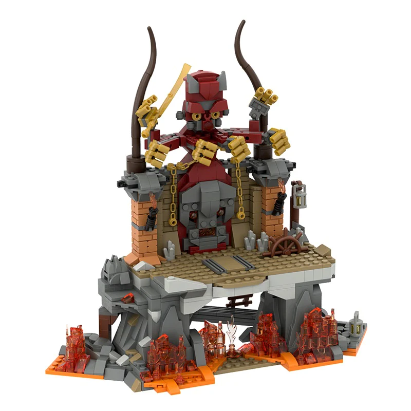 GOBRICKS MOC A1349 Raiders of the Lost Ark Scene - YWOBB