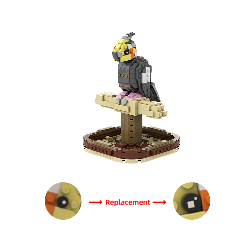 GOBRICKS MOC 124853 Cockatiel - YWOBB