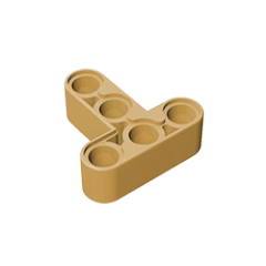 GOBRICKS GDS-670 Modified T-Shape Thick 3 x 3 - YWOBB