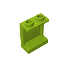 GOBRICKS GDS-785 Panel 1 x 2 x 2 with Side Supports - Hollow Studs - YWOBB