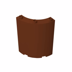 GOBRICKS GDS-774 Cylinder Quarter 4 x 4 x 6 - YWOBB