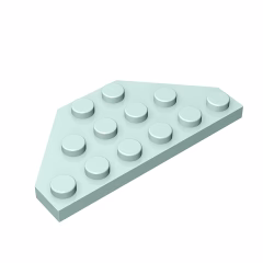 GOBRICKS GDS-703  Plate 3 x 6 Cut Corners - YWOBB