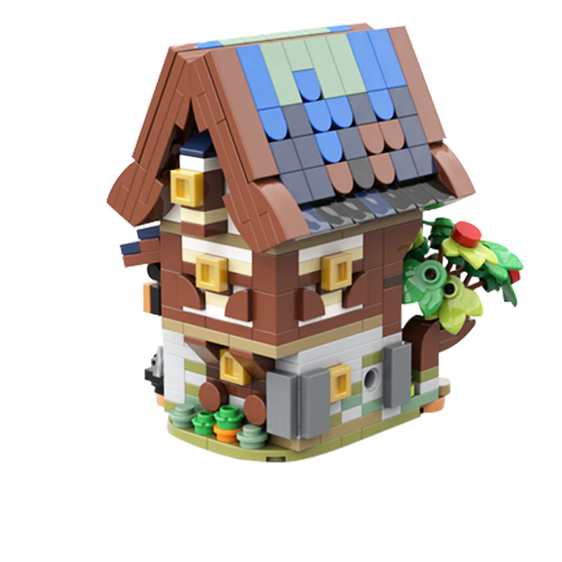 GOBRICKS MOC 133028 Mini 21325 Medieval Blacksmith - YWOBB