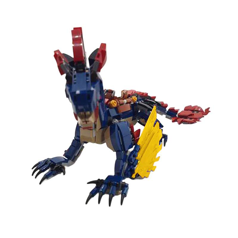 GOBRICKS MOC 106666 Ark Rock Drake - YWOBB