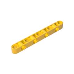 GOBRICKS GDS-1593 Liftarm Modified Perpendicular Holes Thick 1 x 9 - YWOBB
