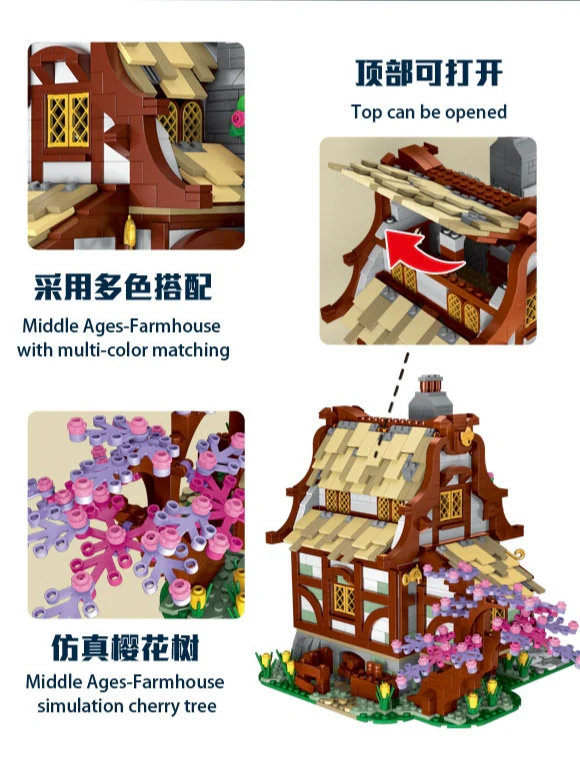 Mork 033004 Medieval Series Farmhouse - YWOBB