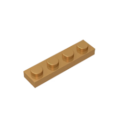 GOBRICKS GDS-504 Plate 1 x 4 - YWOBB