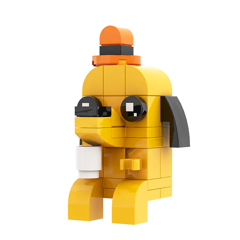 GOBRICKS MOC A0447Y02 this is fine dog - YWOBB