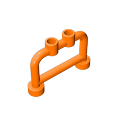 GOBRICKS GDS-728 Bar 1 x 4 x 2 with Studs - YWOBB