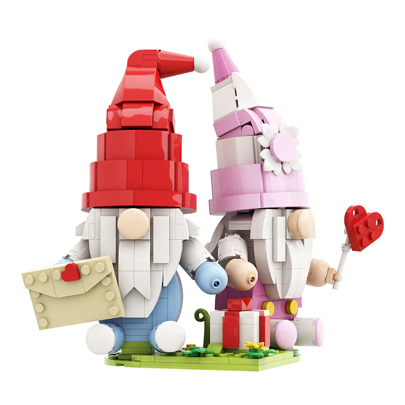 GOBRICKS MOC A0345 Valentine's Day Faceless Doll - YWOBB