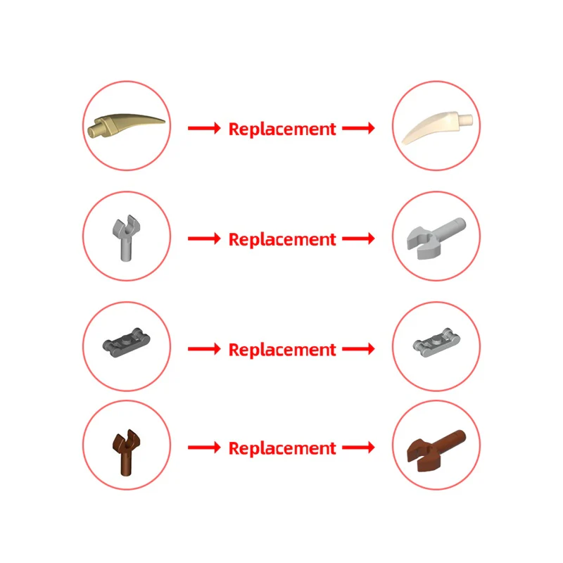 GOBRICKS MOC 170597 Lizalfos - YWOBB