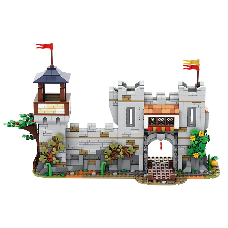 GOBRICKS MOC 137562 Small Lion Knights Castle - YWOBB