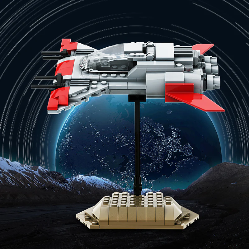 GOBRICKS MOC 140526 Mandalorian Season 3 Pirate Fighter - YWOBB