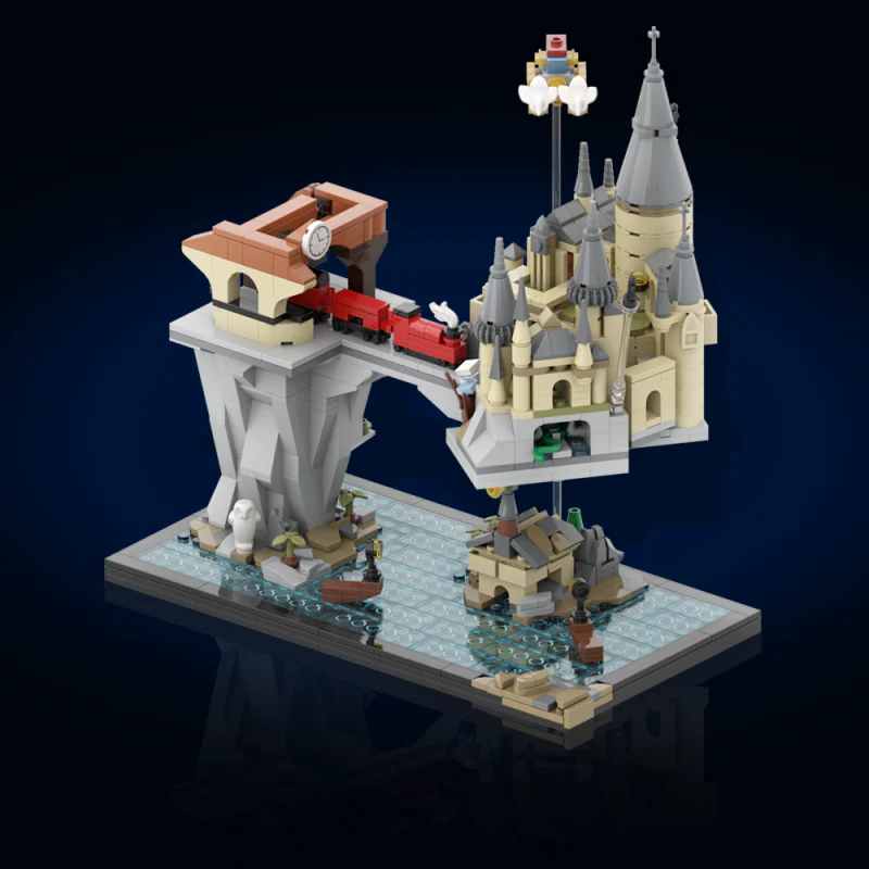 GOBRICKS MOC A0665 Harry Potter - Hogwarts Magic Castle - YWOBB