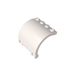 GOBRICKS GDS-M326 Panel 3 x 4 x 3 Curved with Double Clip Hinge - YWOBB