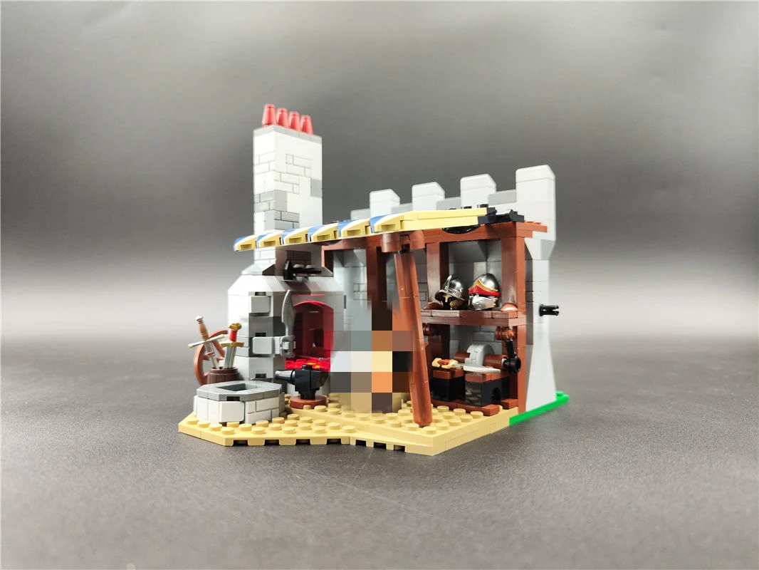YOURBRICKS 40001 Medival Modular Blacksmith MOC 83224 - YWOBB