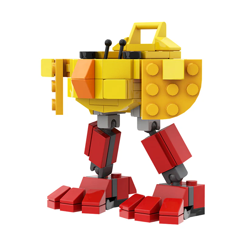GOBRICKS MOC 143820 Easter Chick Mech - YWOBB
