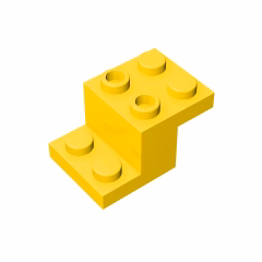 GOBRICKS GDS-714 Bracket 3 x 2 x 1 1/3 - YWOBB