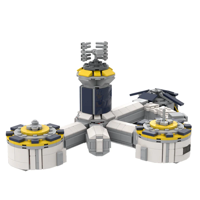 GOBRICKS MOC 130781 Jamestown base Season 2  - For all mankind (nanofigure scale) - YWOBB