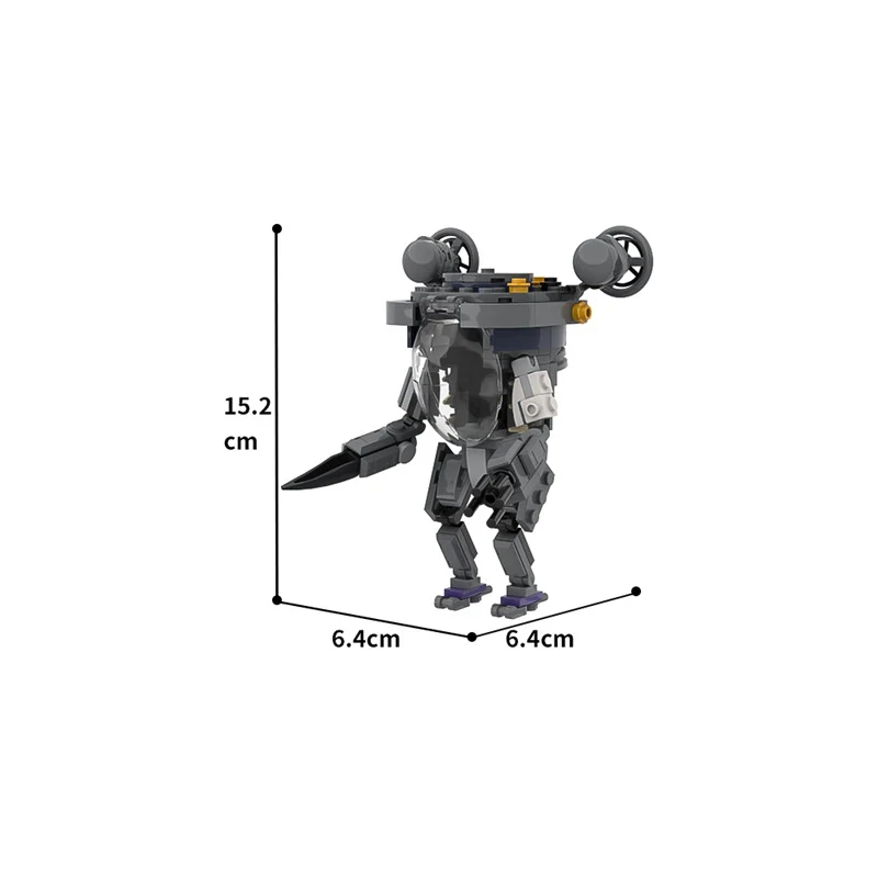 GOBRICKS MOC 182834 Marguerite Maida's P.R.A.W.N Suit - YWOBB