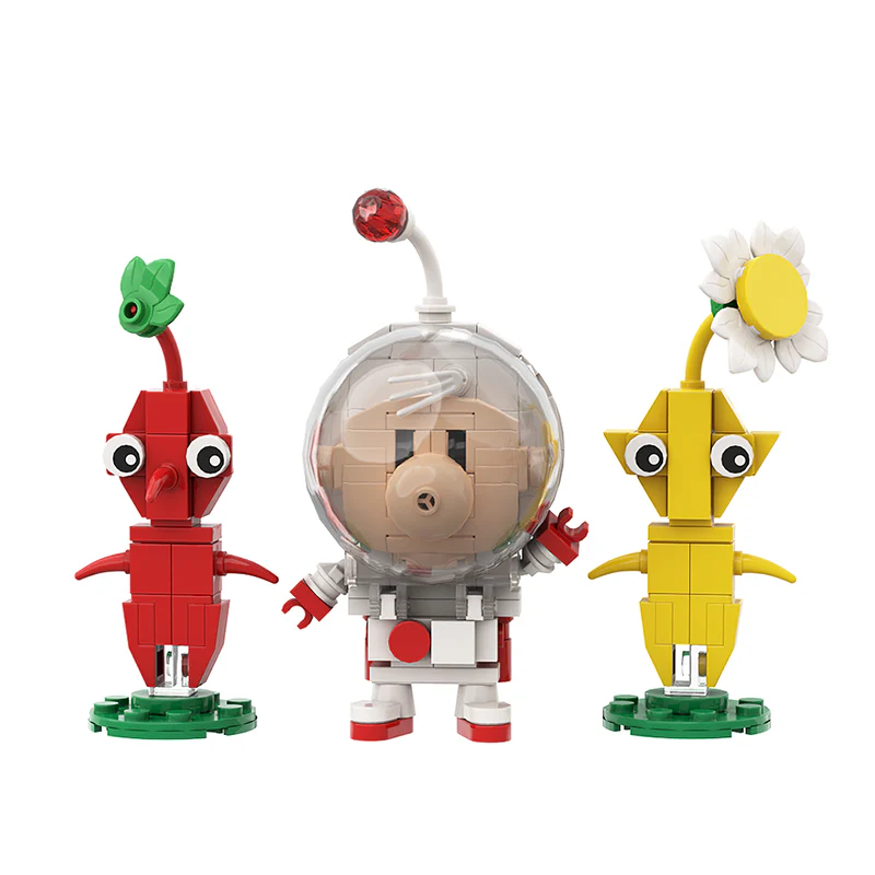 GOBRICKS MOC A1078Y01 Pikmin 01 - YWOBB