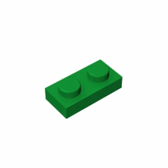 GOBRICKS GDS-502 Plate 1 x 2 - YWOBB