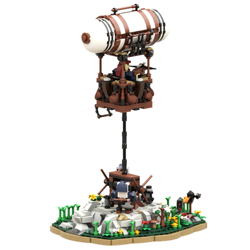 GOBRICKS MOC 134583 Guard Balloon at the Dwarven Lookout - YWOBB