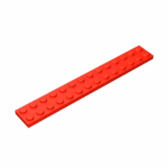 GOBRICKS GDS-516 Plate 2 x 14 - YWOBB