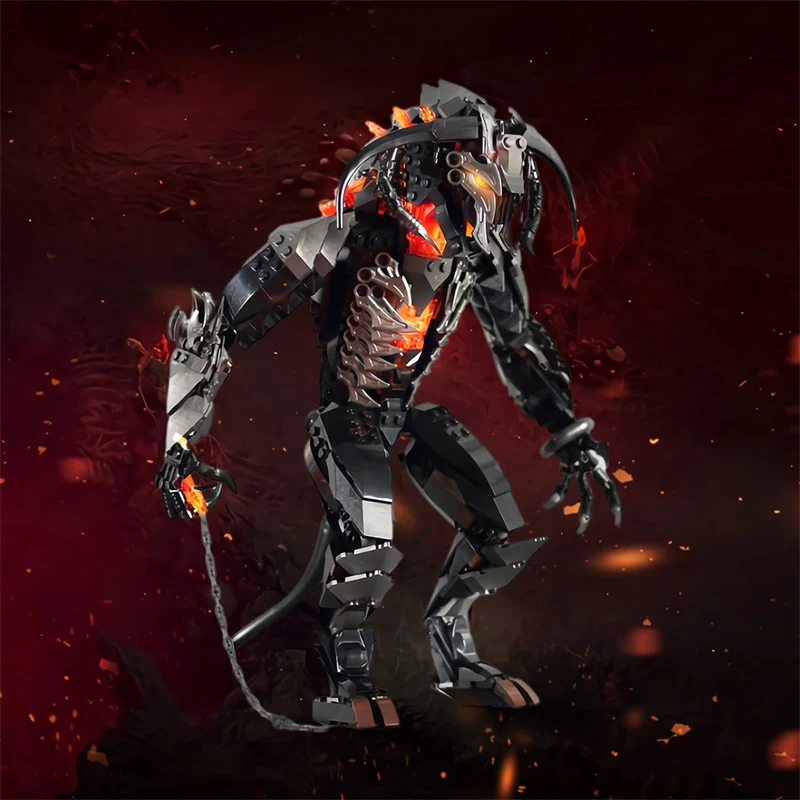 GOBRICKS MOC 113670 The Lord of the Rings Balrog of Moria - YWOBB